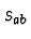 $s_{ab}$